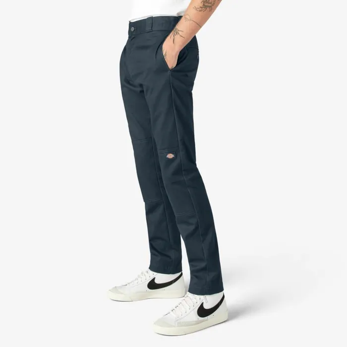 Skinny Fit Double Knee Work Pants Dark Navy Dark Navy dn Men Dickies Double Knee Skinny Fit Double Knee Work Pants Dark Navy Dark Navy dn Men Dickies Double Knee