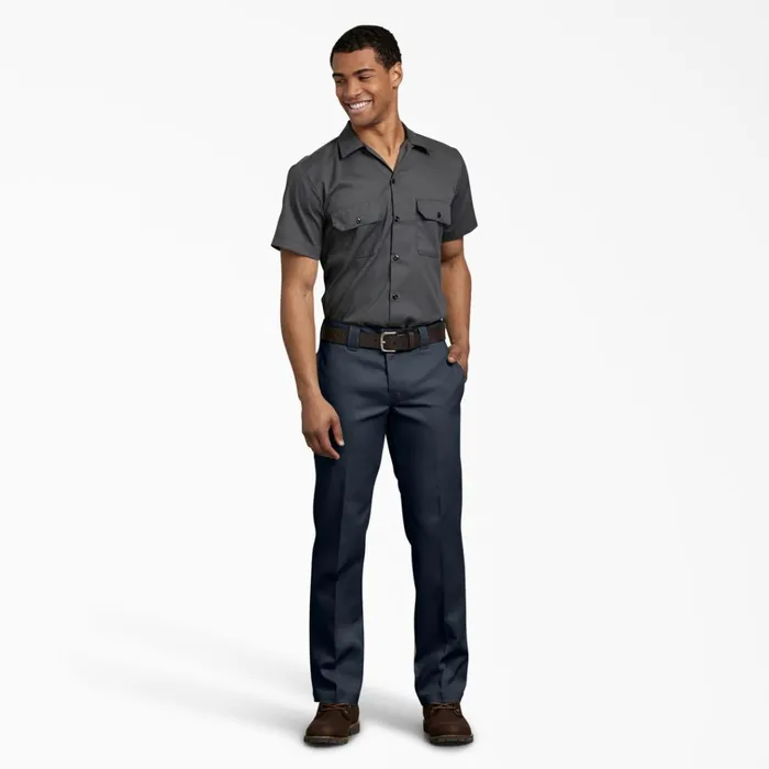 Slim Fit Straight Leg Work Pants Dark Navy Dark Navy dn Men Dickies Work Pants Slim Fit Straight Leg Work Pants Dark Navy Dark Navy dn Men Dickies Work Pants