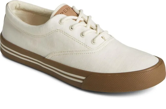 Sperry Sneakers Men Striper II Linen CVO Sneaker White Sperry Sneakers Men Striper II Linen CVO Sneaker White