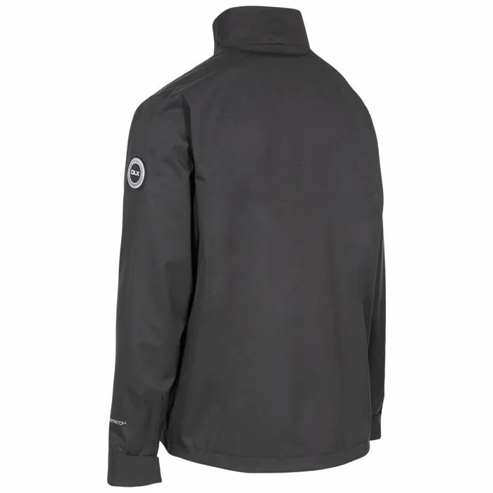 Stableford DLX Waterproof Jacket Black Men Trespass Waterproof Jackets