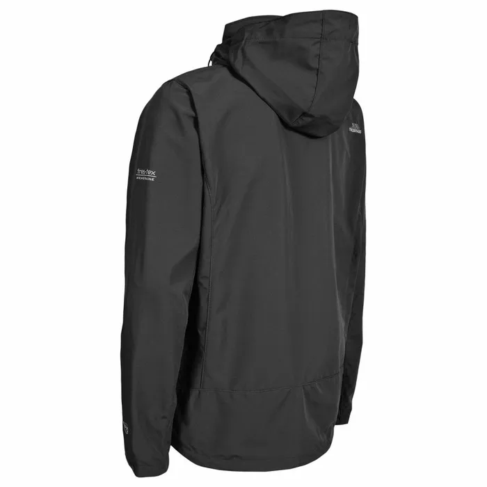 Stanford Hooded Softshell Jacket Black Men Trespass Softshell Jackets