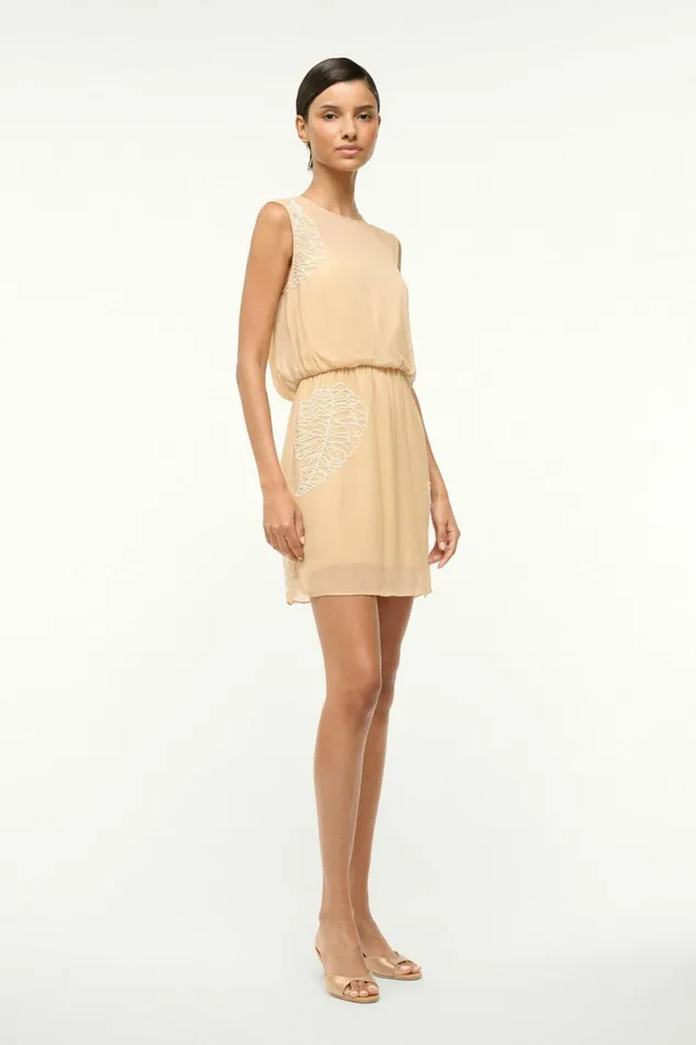 STAUD AMELIE DRESS Sandy Palm Women Dresses