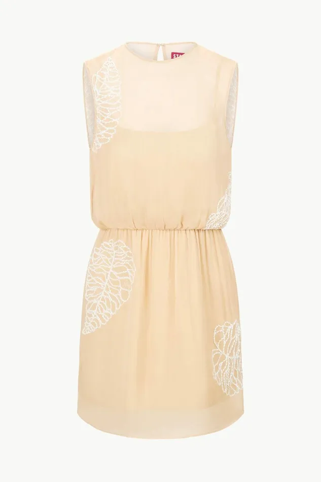 STAUD AMELIE DRESS Sandy Palm Women Dresses