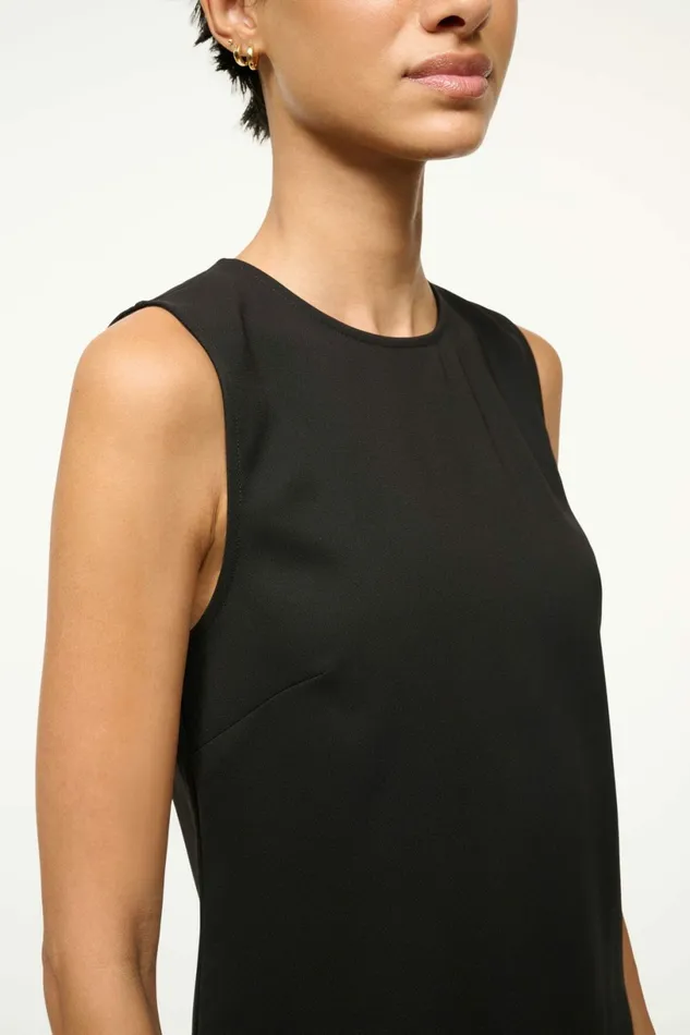 STAUD BRONTE TOP Black Women Tops STAUD BRONTE TOP Black Women Tops