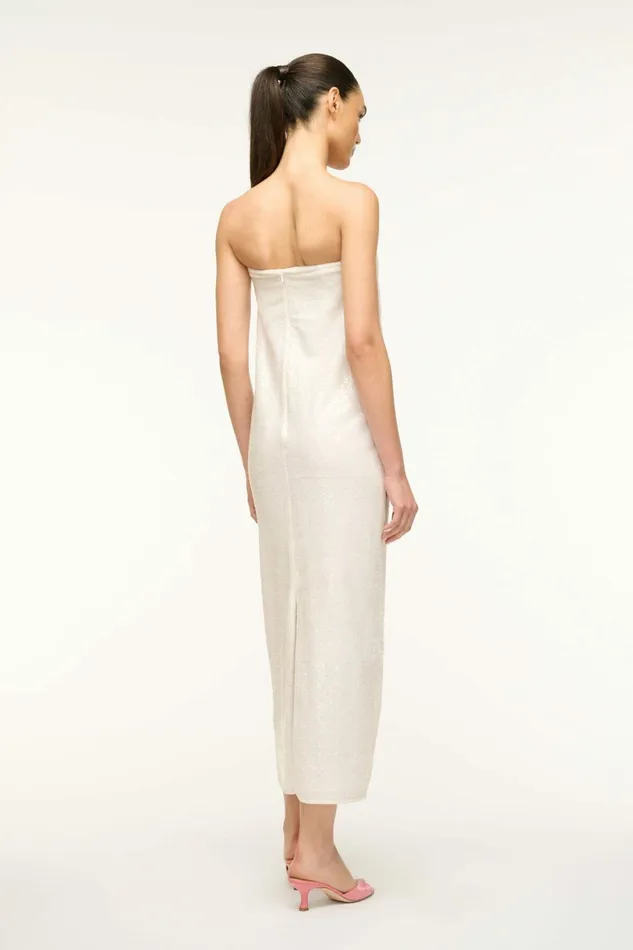 STAUD CASEY DRESS Magnolia Women Dresses STAUD CASEY DRESS Magnolia Women Dresses
