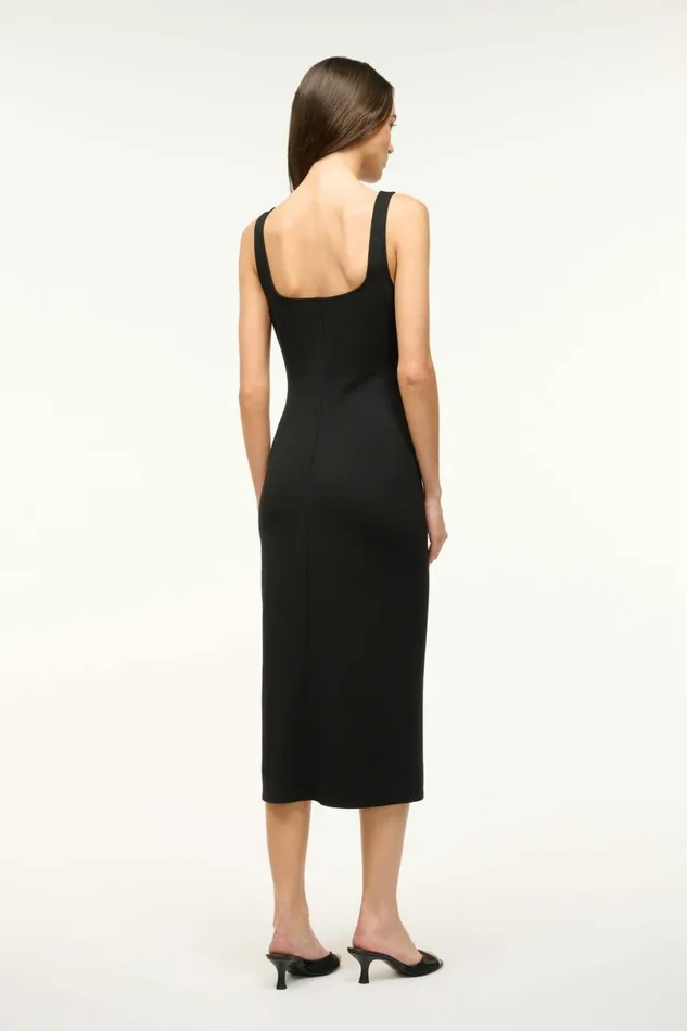 STAUD DOMANI DRESS Black Women Dresses