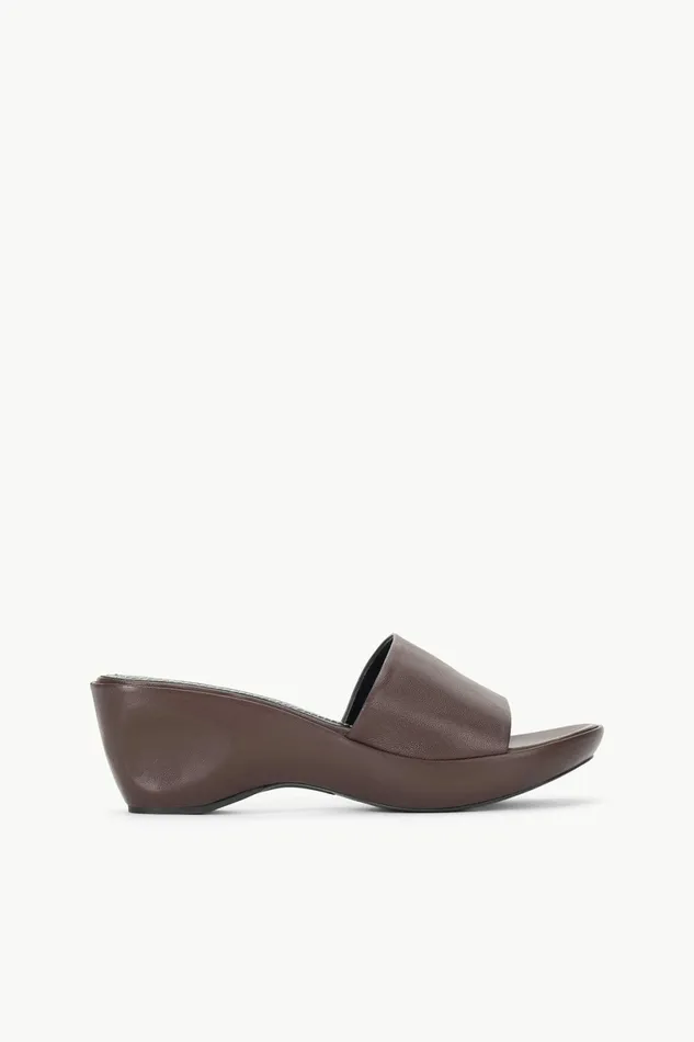 STAUD GINNY WEDGE Espresso Women Platforms and Wedges