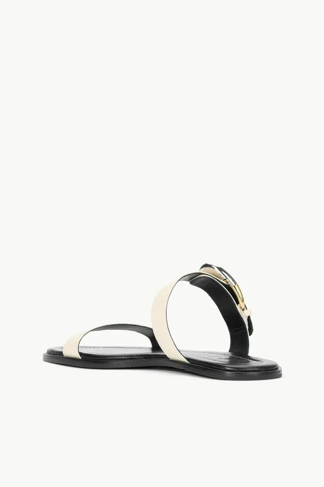 STAUD HARLOW FLAT SANDAL Cream Women Swim STAUD HARLOW FLAT SANDAL Cream Women Swim