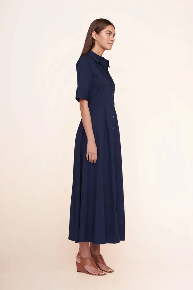 STAUD JOAN MAXI DRESS Navy Women Dresses