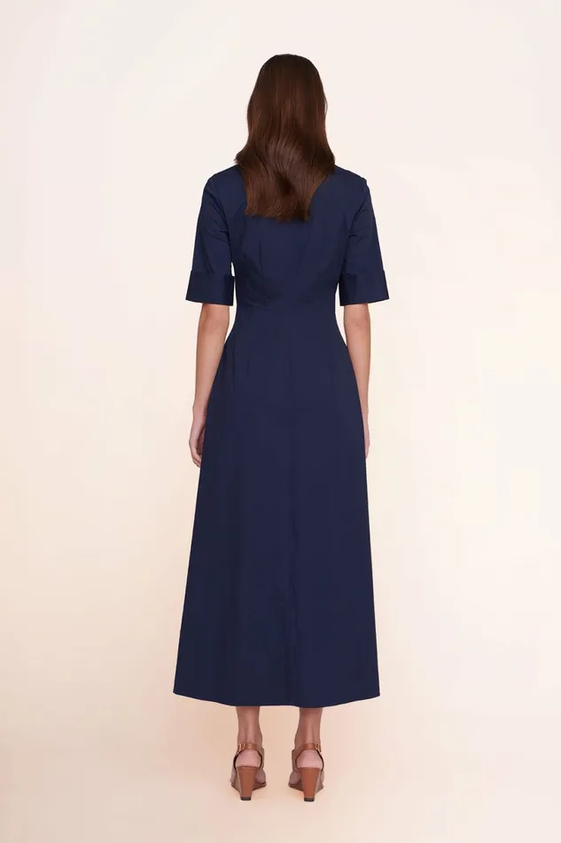 STAUD JOAN MAXI DRESS Navy Women Dresses