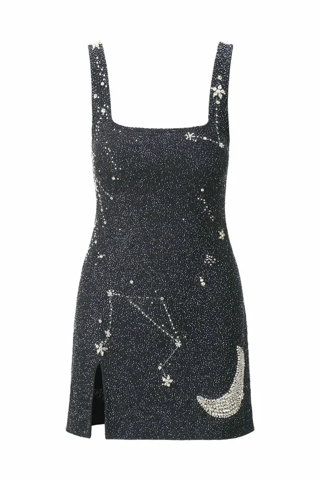 STAUD LE SABLE DRESS Starry Night Women Dresses STAUD LE SABLE DRESS Starry Night Women Dresses