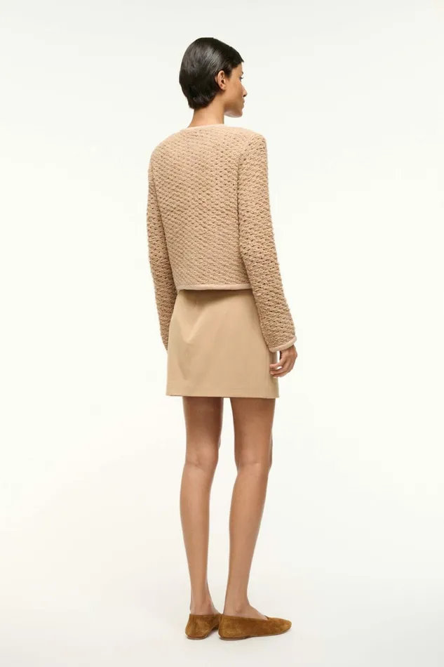 STAUD LISSON JACKET Camel Women Outerwear and Jackets STAUD LISSON JACKET Camel Women Outerwear and Jackets