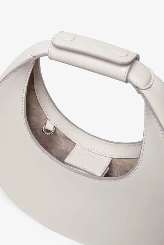 STAUD MINI MOON BAG Cream Women Crossbody STAUD MINI MOON BAG Cream Women Crossbody