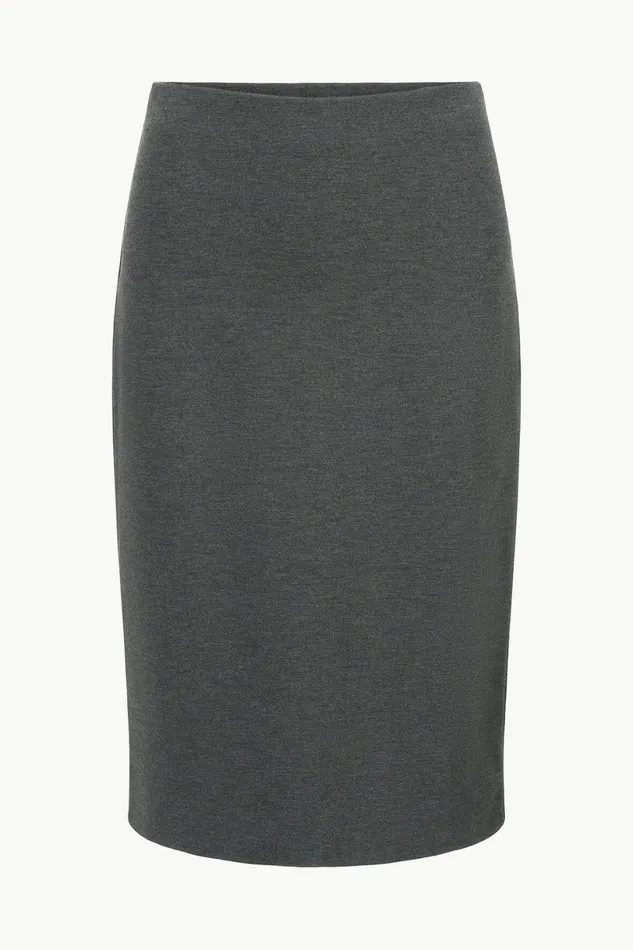 STAUD PASCALE PENCIL SKIRT Heather Grey Women Skirts STAUD PASCALE PENCIL SKIRT Heather Grey Women Skirts