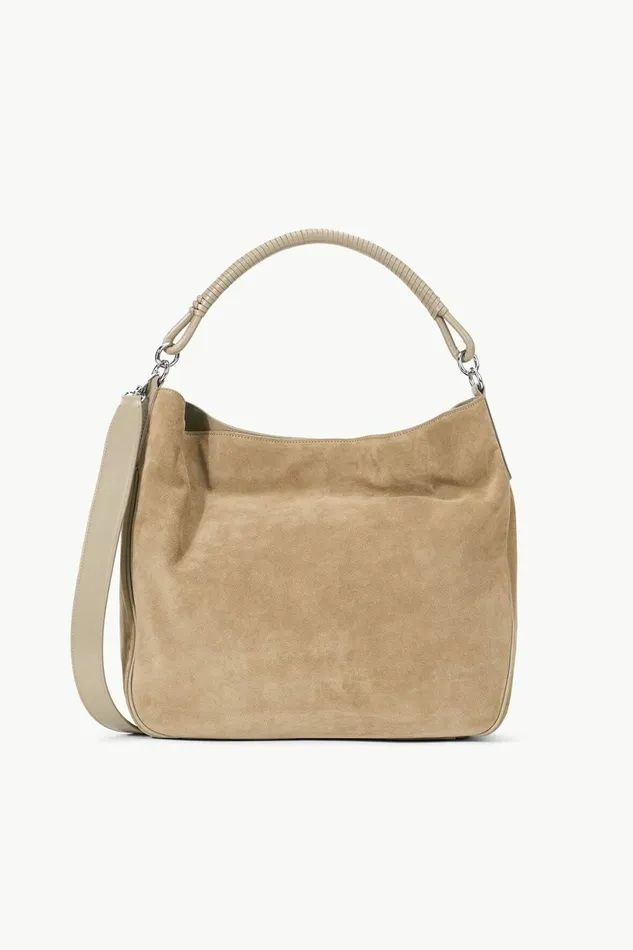 STAUD PERRY BAG Dune Suede Women Shoulder STAUD PERRY BAG Dune Suede Women Shoulder