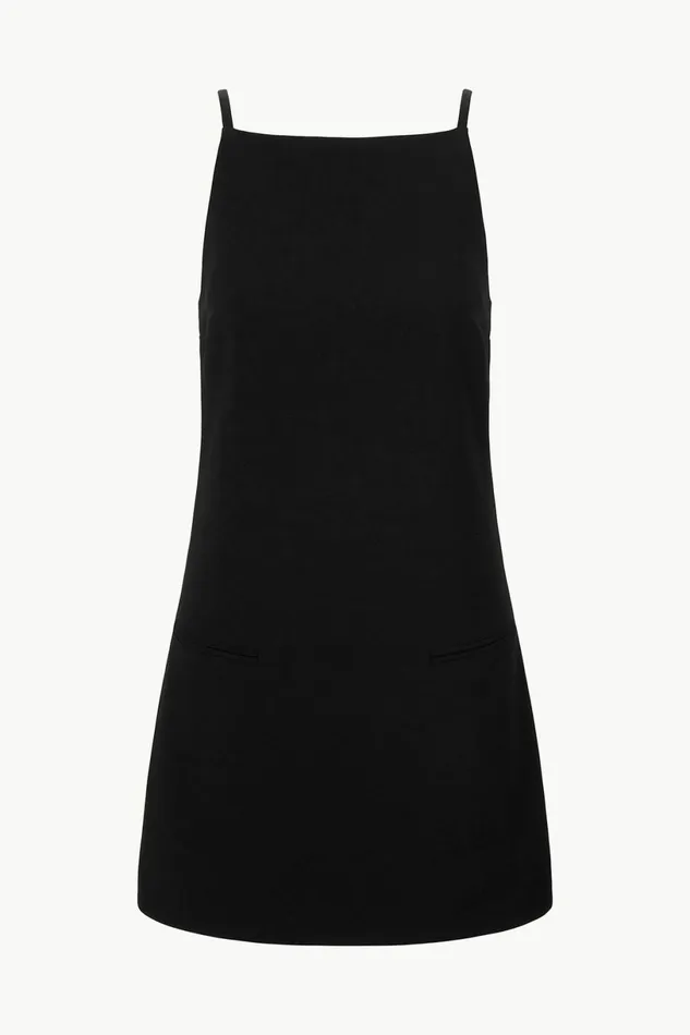 STAUD RHYTHM DRESS Black Women Dresses STAUD RHYTHM DRESS Black Women Dresses