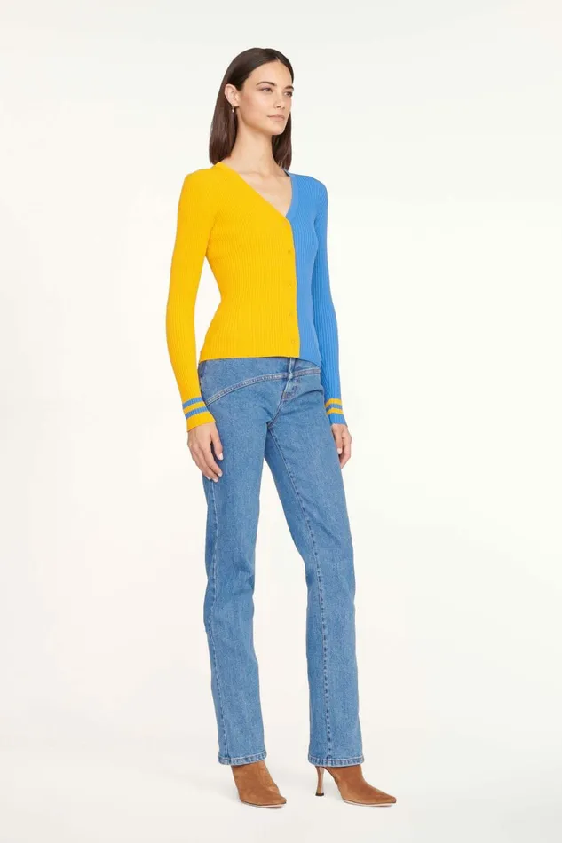STAUD THE NFL CARGO SWEATER Los Angeles Chargers Women Tops STAUD THE NFL CARGO SWEATER Los Angeles Chargers Women Tops