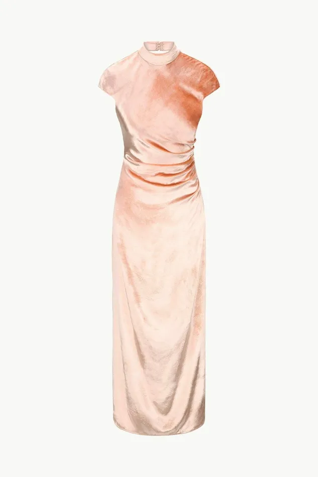 STAUD TINA DRESS Ash Rose Women Dresses