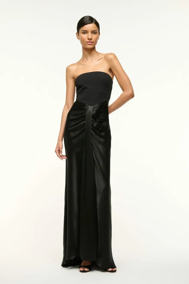STAUD WAYFARING DRESS Black Women Dresses