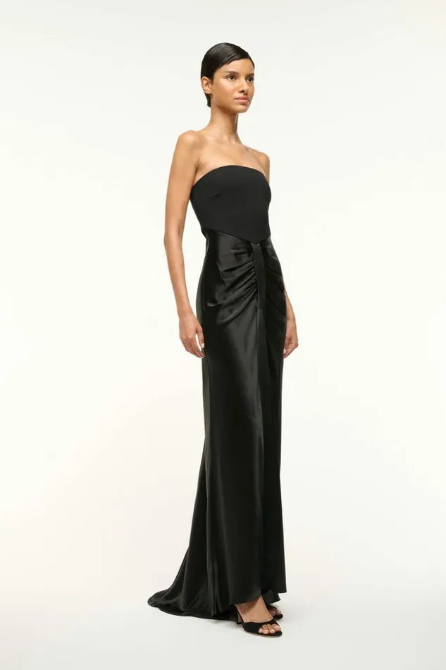 STAUD WAYFARING DRESS Black Women Dresses