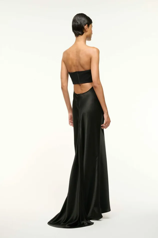STAUD WAYFARING DRESS Black Women Dresses