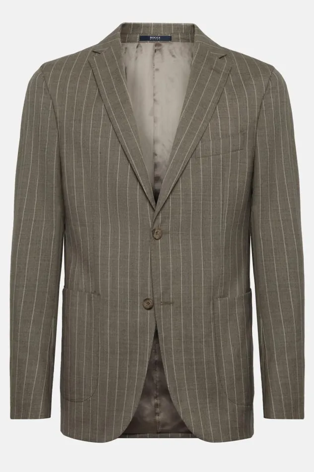Suits Men Boggi Milano Dove Grey Pinstripe Pure Wool Suit Taupe Suits Men Boggi Milano Dove Grey Pinstripe Pure Wool Suit Taupe