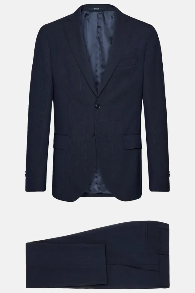 Suits Men Boggi Milano Navy Prince Of Wales Check Wool B Travel Suit Navy Blue Suits Men Boggi Milano Navy Prince Of Wales Check Wool B Travel Suit Navy Blue