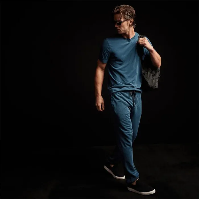 Sweat TopsBottoms Men James Perse Vintage French Terry Sweatpant Lake Pigment Sweat TopsBottoms Men James Perse Vintage French Terry Sweatpant Lake Pigment