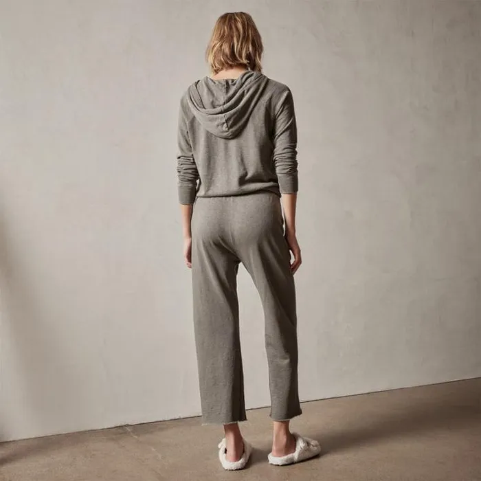 Sweat TopsBottoms Women James Perse Vintage French Terry Cutoff Sweatpant Burro Pigment