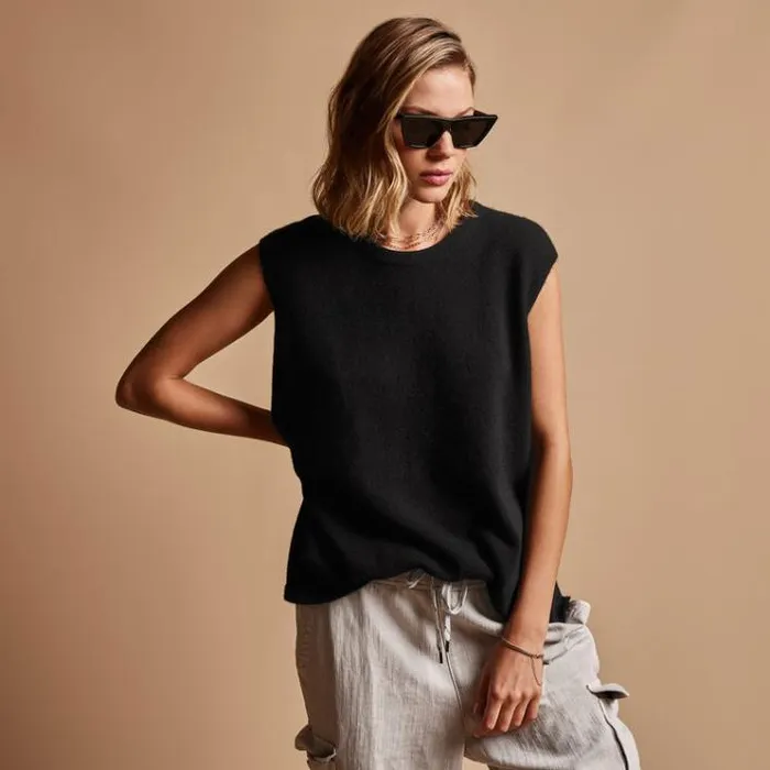 Sweaters Women James Perse Cliffside Sweater Black