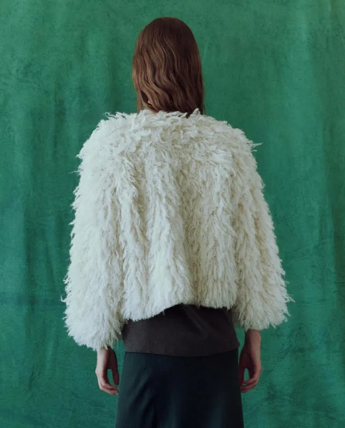 Sweaters Women The Great The Boucle Loop Cardigan Soft White Sweaters Women The Great The Boucle Loop Cardigan Soft White