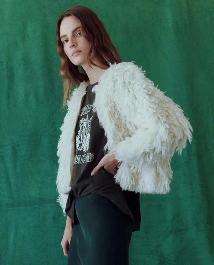 Sweaters Women The Great The Boucle Loop Cardigan Soft White Sweaters Women The Great The Boucle Loop Cardigan Soft White