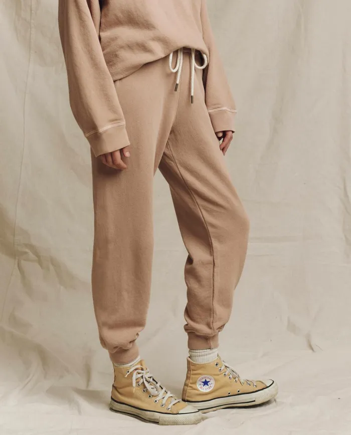 Sweatpants Women The Great The Cropped Sweatpant Solid Biscotti Sweatpants Women The Great The Cropped Sweatpant Solid Biscotti
