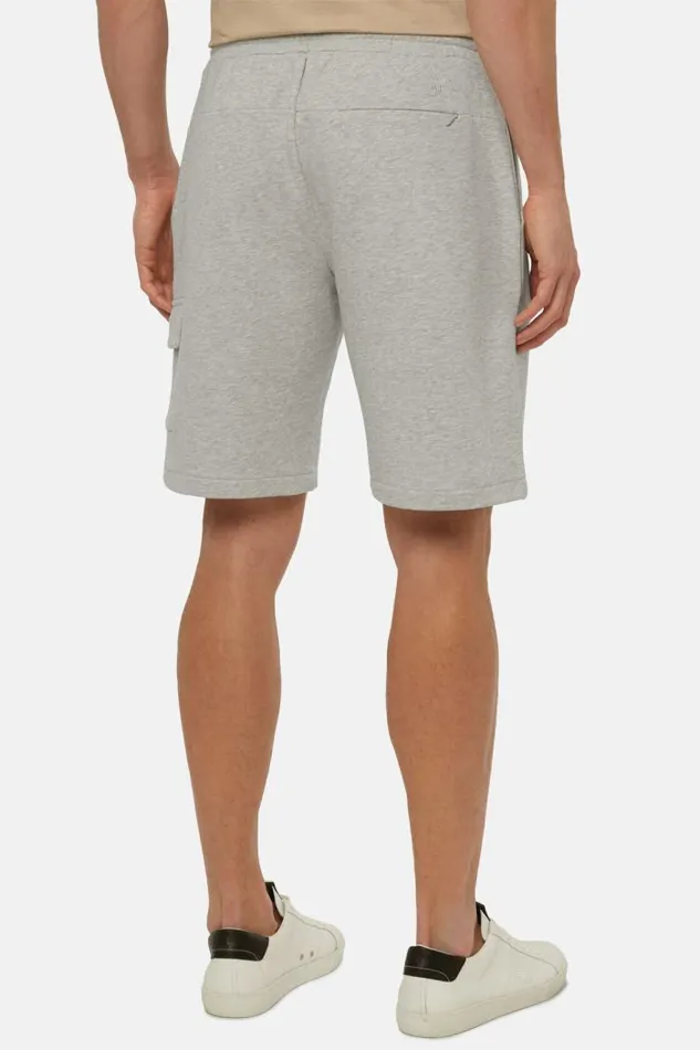 Sweatshirts And Joggers Men Boggi Milano Recycled Cotton Blend Bermuda Shorts Grey Sweatshirts And Joggers Men Boggi Milano Recycled Cotton Blend Bermuda Shorts Grey