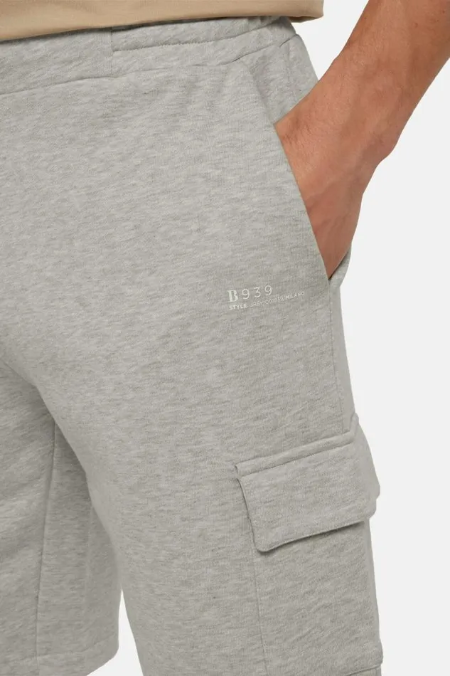 Sweatshirts And Joggers Men Boggi Milano Recycled Cotton Blend Bermuda Shorts Grey Sweatshirts And Joggers Men Boggi Milano Recycled Cotton Blend Bermuda Shorts Grey