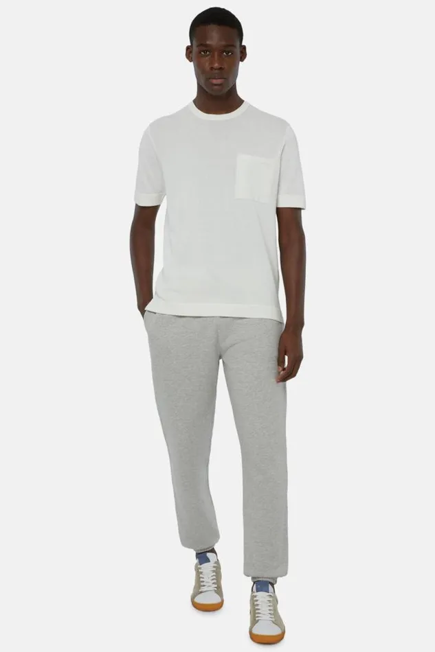 Sweatshirts And Joggers Men Boggi Milano Stretch Mixed Cotton Trousers Grey Sweatshirts And Joggers Men Boggi Milano Stretch Mixed Cotton Trousers Grey