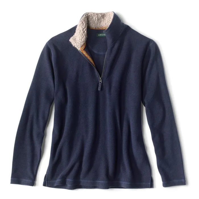 Sweatshirts Men Orvis Mountain View QuarterZip Pullover Deep Navy