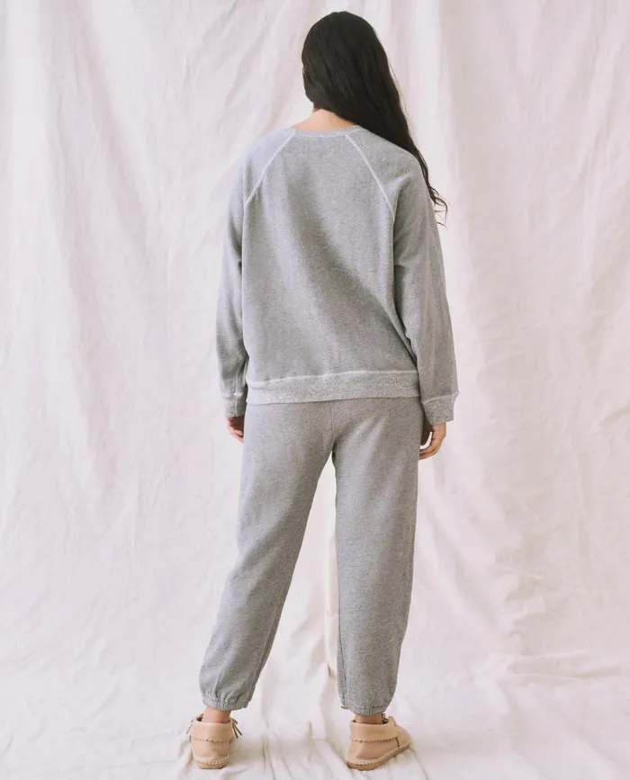 Sweatshirts Women The Great The Slouch Sweatshirt Varsity Grey Sweatshirts Women The Great The Slouch Sweatshirt Varsity Grey
