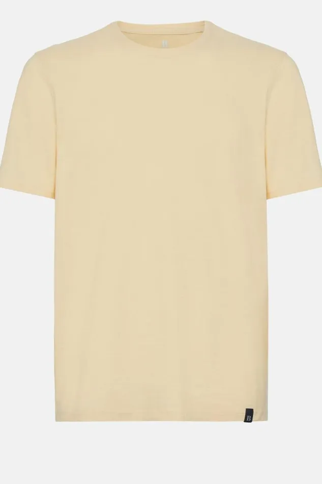 TShirts Men Boggi Milano TShirt In Cotton Slub Jersey Yellow TShirts Men Boggi Milano TShirt In Cotton Slub Jersey Yellow
