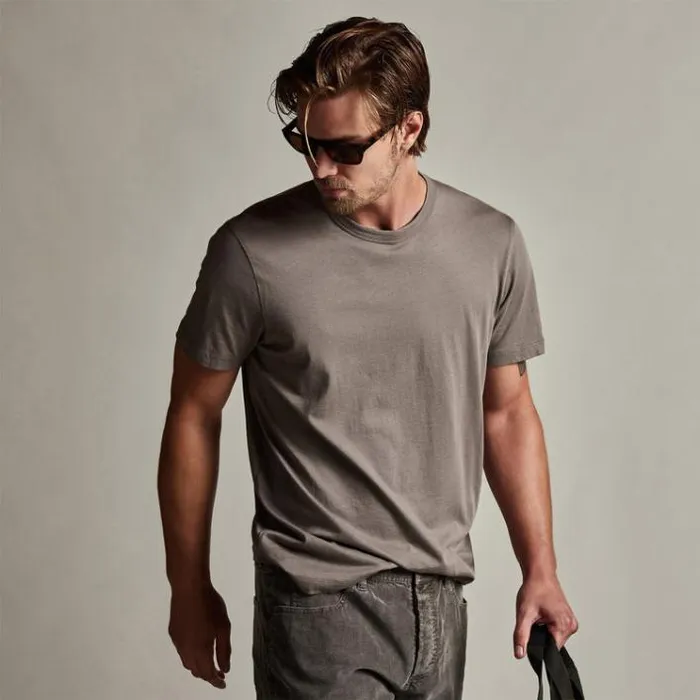 TShirts Men James Perse Brushed Lotus Crew Burro
