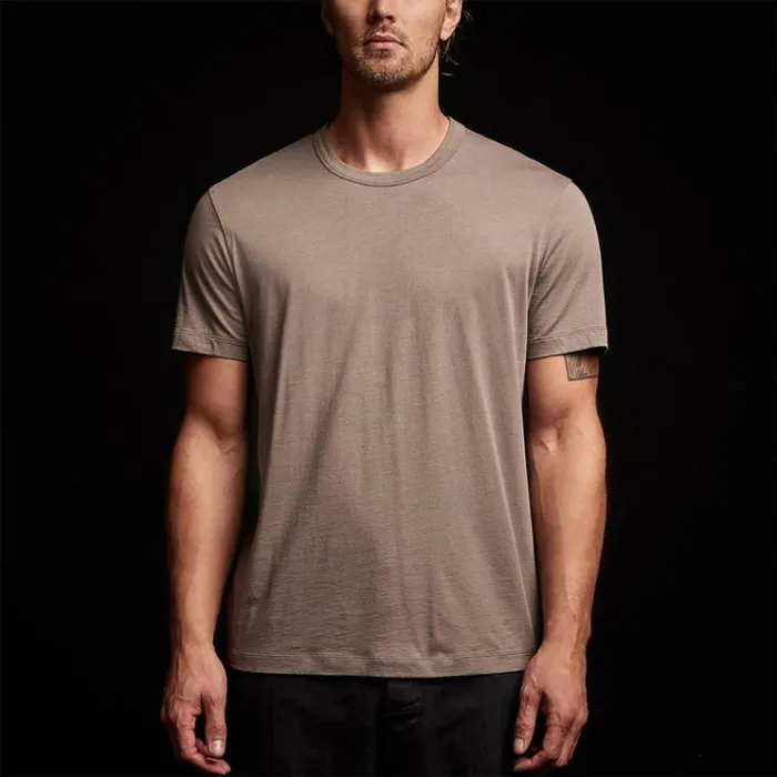 TShirts Men James Perse Brushed Lotus Crew Burro