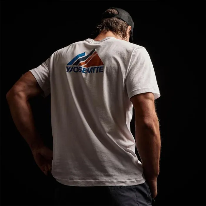 TShirts Men James Perse Mountain Graphic Crew White