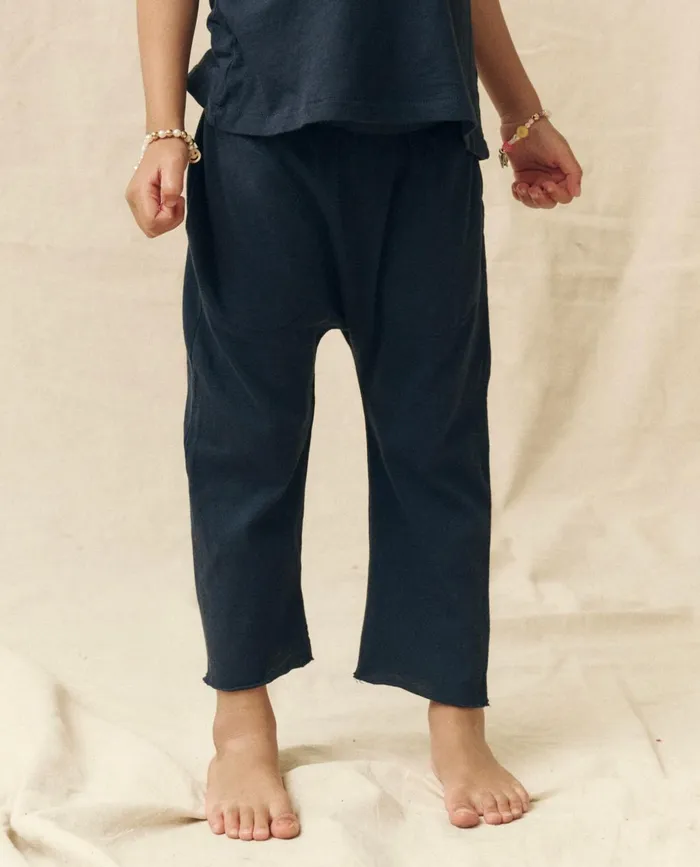 Tees and Sweats Kids The Great The Little Jersey Crop True Navy
