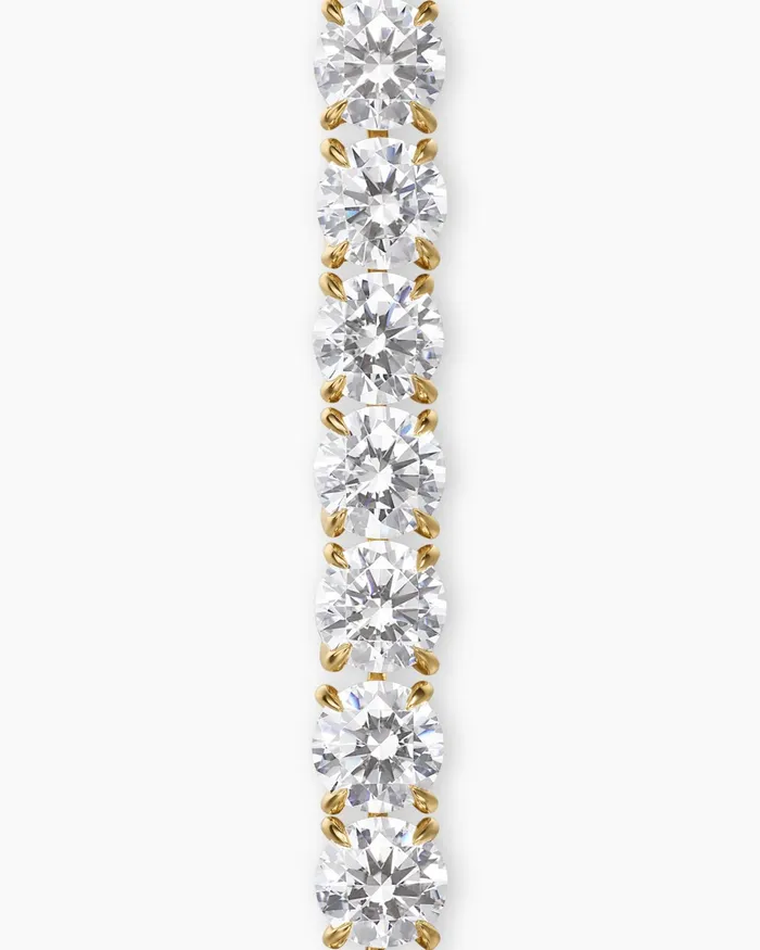 Tennis Bracelet In 18K Yellow Gold With Diamonds 38mm Women David Yurman Chain Tennis Bracelet In 18K Yellow Gold With Diamonds 38mm Women David Yurman Chain