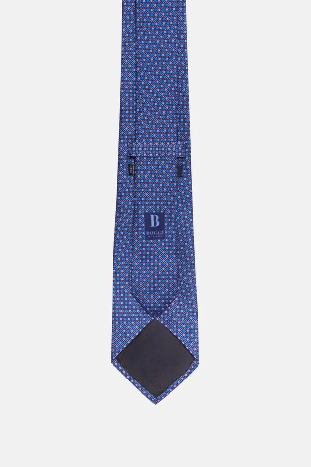Ties Men Boggi Milano Polka Dot Silk Tie Blue Ties Men Boggi Milano Polka Dot Silk Tie Blue