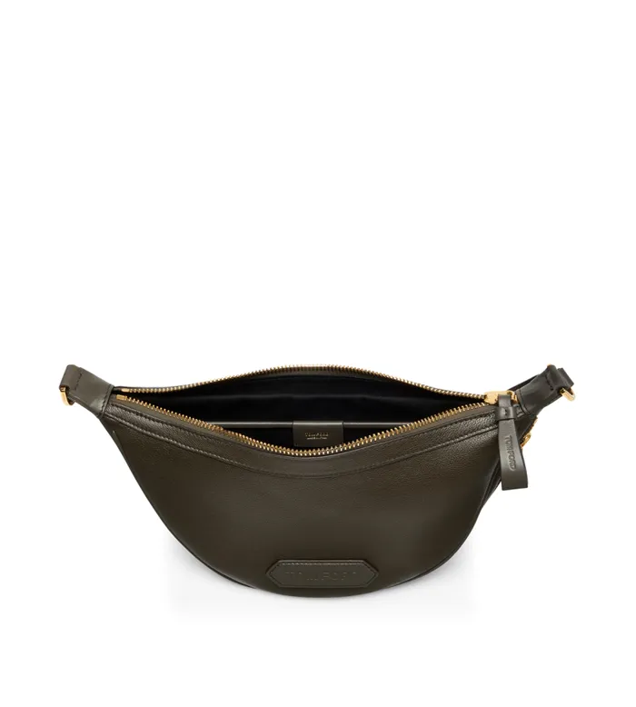 TOM FORD Belt Bags Men SMOOTH LEATHER ZIP CRESCENT BAG TOM FORD Belt Bags Men SMOOTH LEATHER ZIP CRESCENT BAG