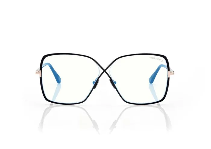 TOM FORD Blue Block Collection Women BLUE BLOCK BUTTERFLY OPTICALS