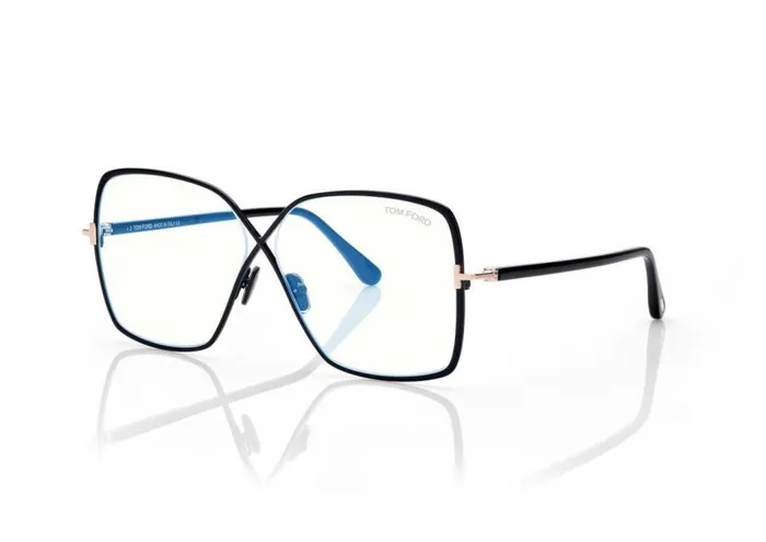 TOM FORD Blue Block Collection Women BLUE BLOCK BUTTERFLY OPTICALS TOM FORD Blue Block Collection Women BLUE BLOCK BUTTERFLY OPTICALS