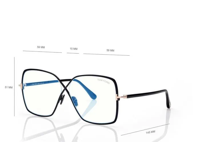 TOM FORD Blue Block Collection Women BLUE BLOCK BUTTERFLY OPTICALS TOM FORD Blue Block Collection Women BLUE BLOCK BUTTERFLY OPTICALS