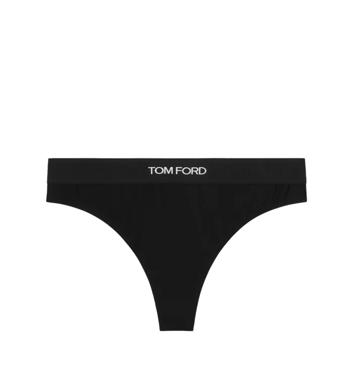 TOM FORD Bottoms Women MODAL SIGNATURE THONG Black